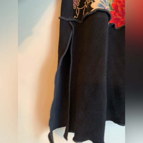 Moonlight Y & S Fashion floral jacket mixed fabrics patchwork style #65 size sm - Picture 5 of 9